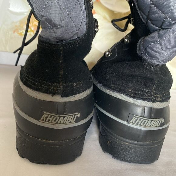 Khombo Like New Leather Rubber Winter Boots - Picture 4 of 8